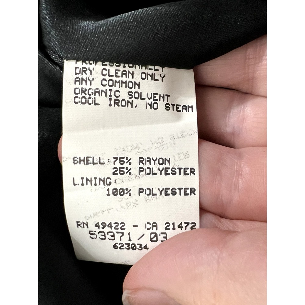 NWT Jessica McClintock Dress Vintage Black Sleeveless Fit & Flare Sz. 10‎ Party - Picture 13 of 15